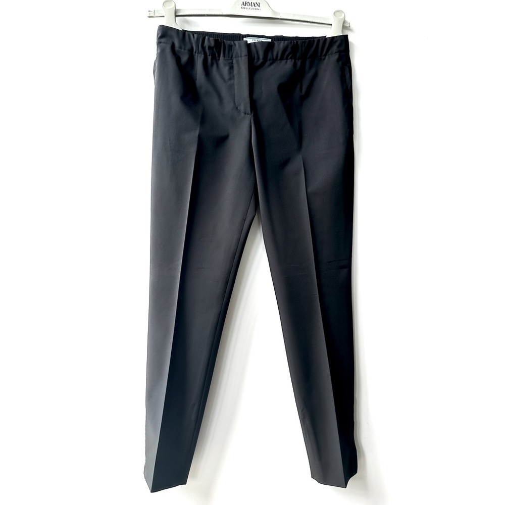 EUC Prada Stretch Black Pants, ankle zippers, size It 40, US 4